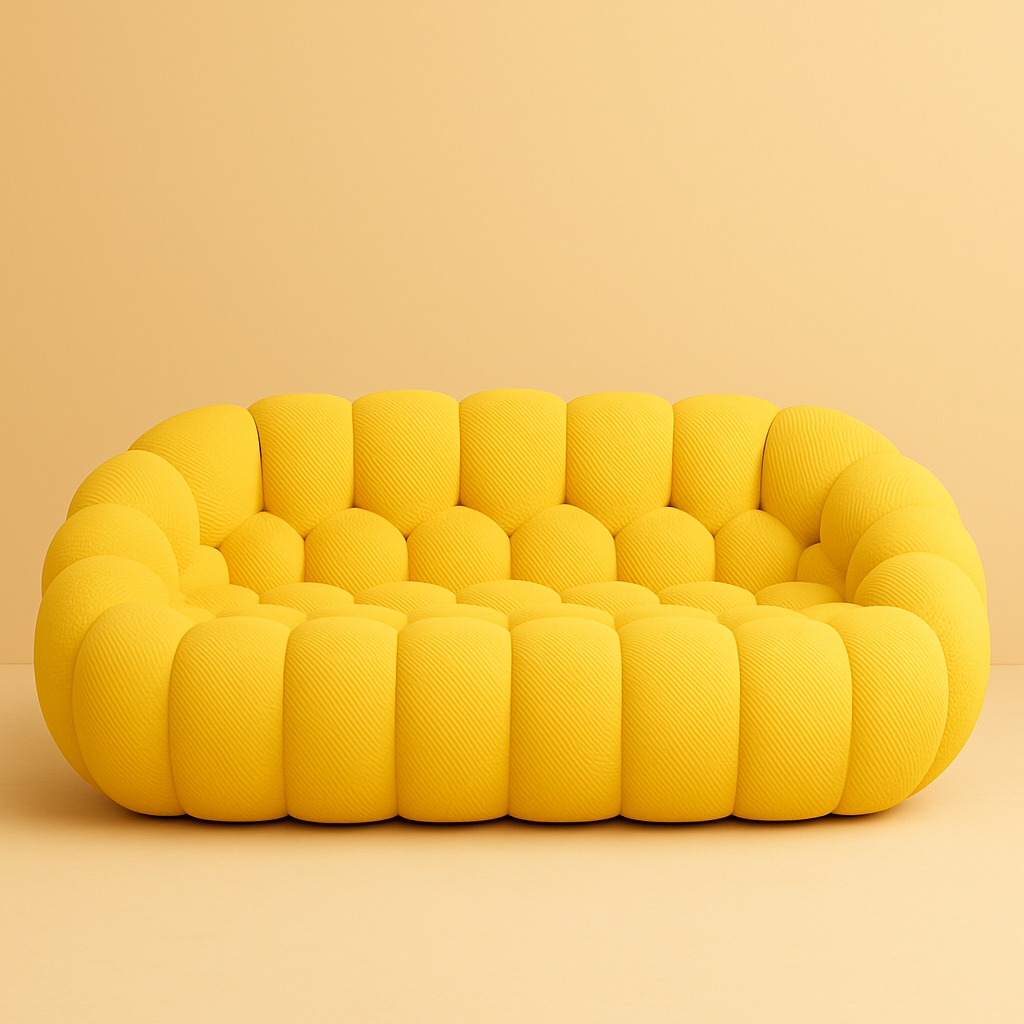 Bubble Sofa Couch Three Person