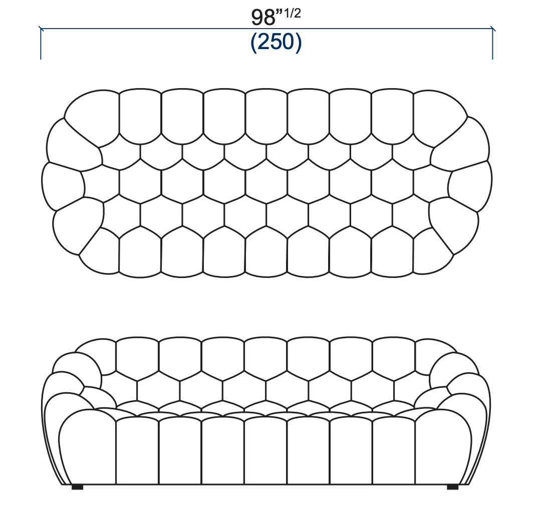 Bubble Sofa Couch Two Person