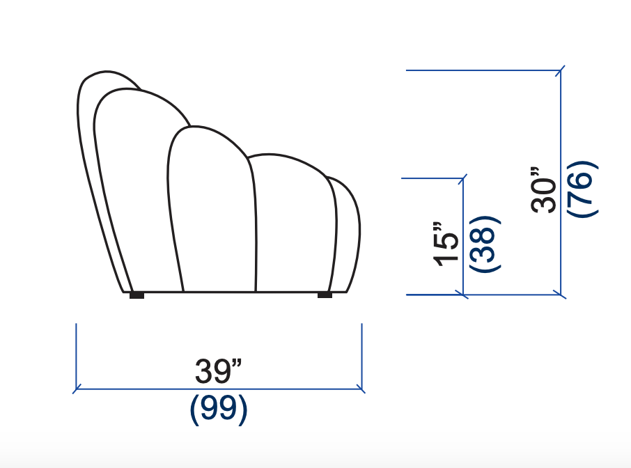 Bubble Sofa Couch Two Person